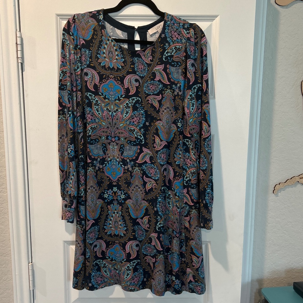 Dress, Paisley and floral patterns